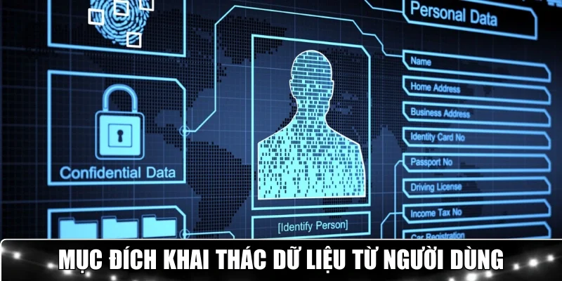 Mục đích khai thác dữ liệu theo chính sách bảo mật